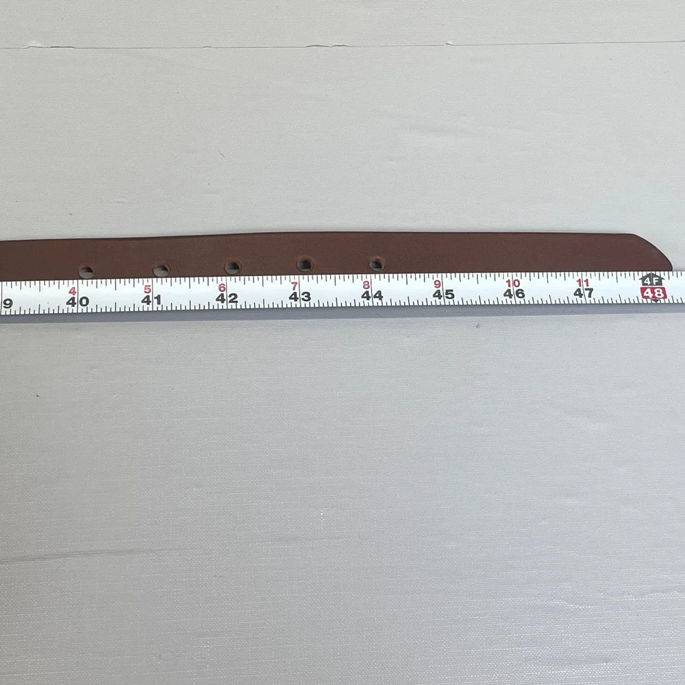 Tanner Goods Mens Leather Classic Belt Brown Size 40 Buckle 1 inch